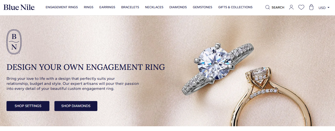 Customization and Diamond Selection