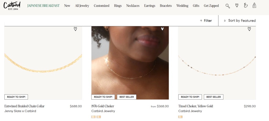 catbird gold chain