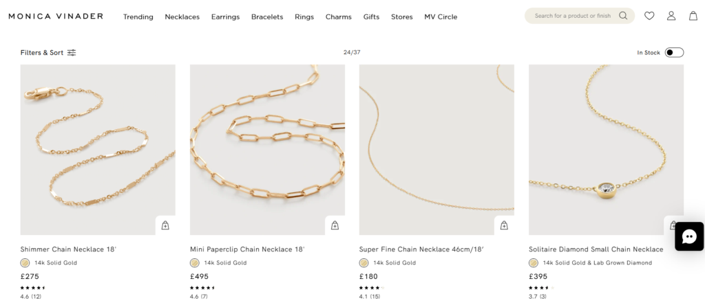 monica vinader jewelry