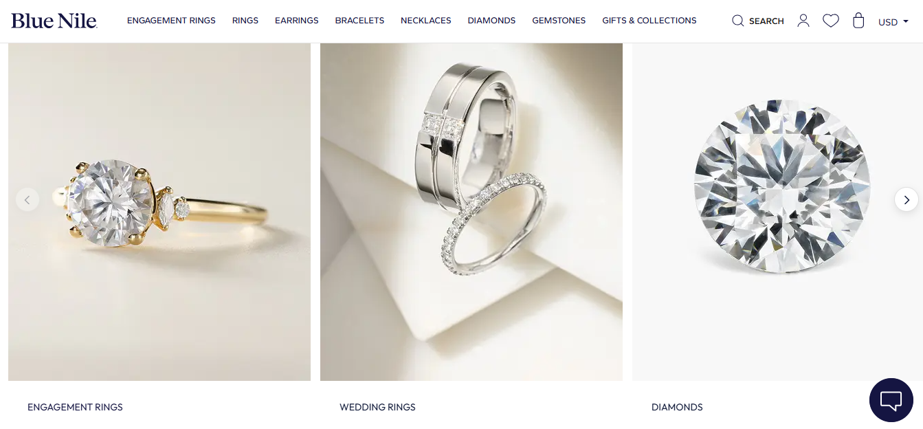 Blue Nile Best Jewelry Store for Men's Wedding Bands