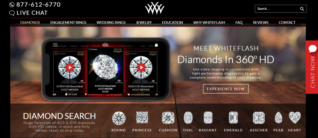 Whiteflash Details On Diamonds