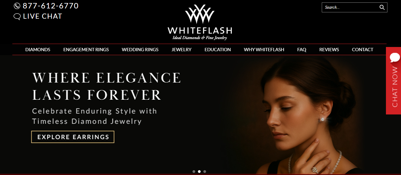Blue Nile vs Whiteflash