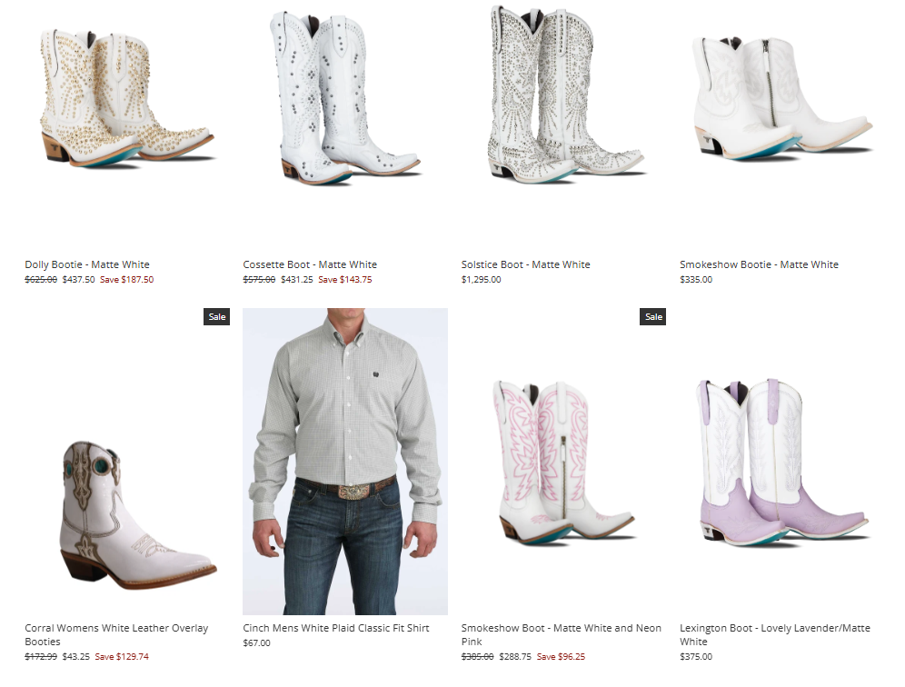 white boots