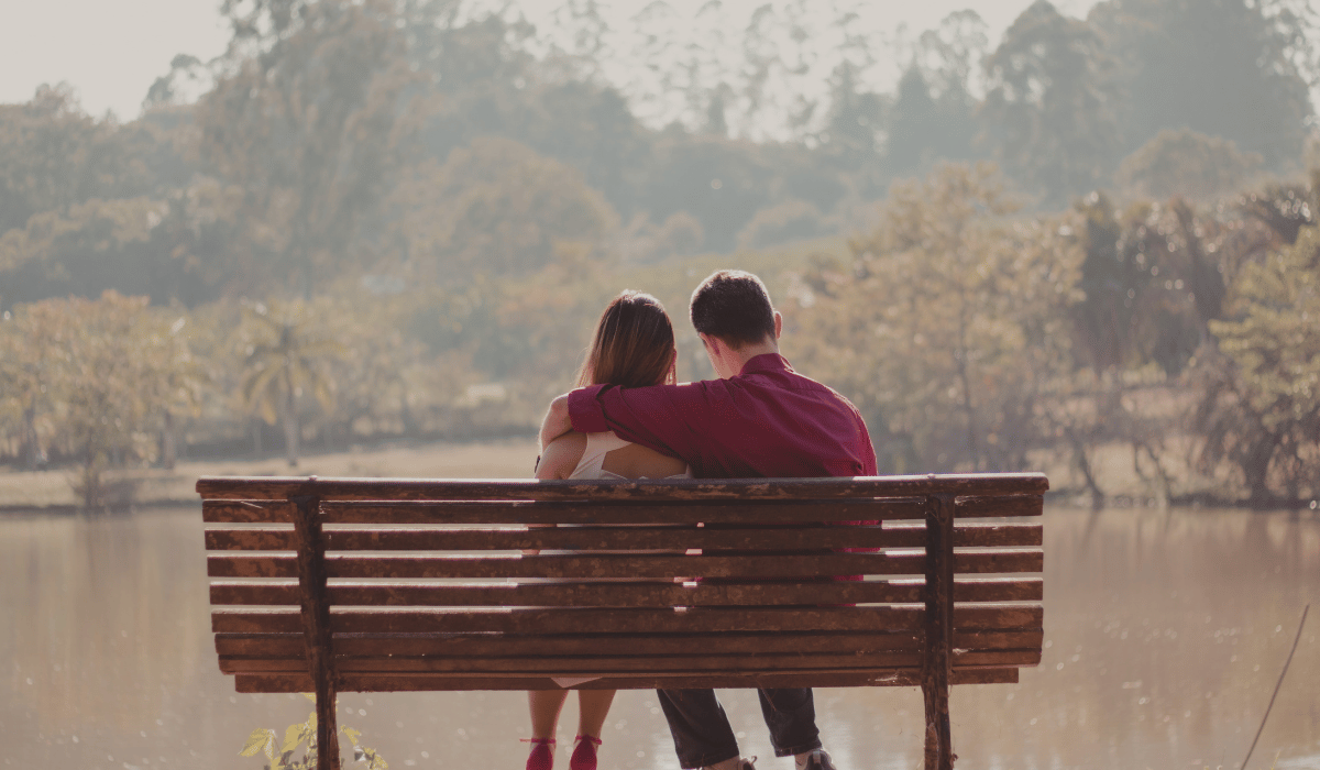 COUPLE ON A PARK